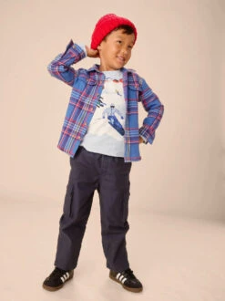 Tea Collection Relaxed Twill Cargo Pants - Indigo By Tea Collection - FINAL SALE -Baby Clothing Store 1000x 1710161