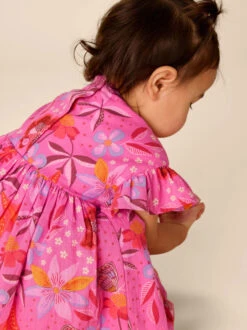 Tea Collection Ruffle Sleeve Baby Dress Set - Brazilian Painted Floral By Tea Collection -Baby Clothing Store 1000x 2038768