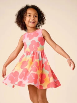 Tea Collection Sleeveless Ballet Dress - Rainbow Hibiscus By Tea Collection -Baby Clothing Store 1000x 2220045