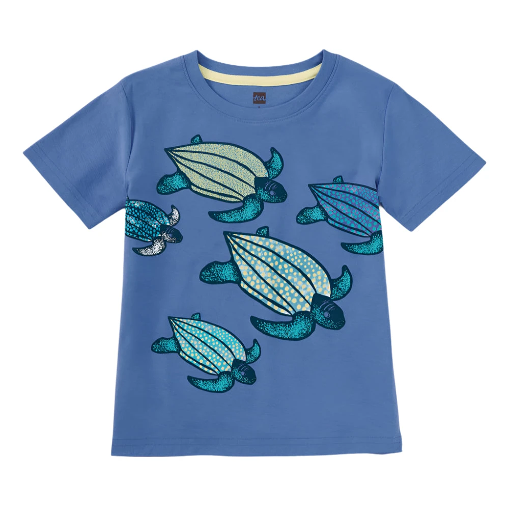 Tea Collection Leatherback Turtles Graphic Tee - Blue Yarrow By Tea Collection 3 Tea Collection Leatherback Turtles Graphic Tee - Blue Yarrow By Tea Collection