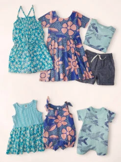 Tea Collection Pocket Shortie Baby Romper - Brazilian Killifish By Tea Collection -Baby Clothing Store 1000x 2306982