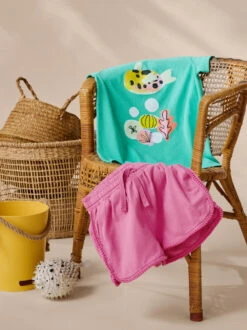 Tea Collection Pom-Pom Gym Shorts - Carousel Pink By Tea Collection -Baby Clothing Store 1000x 998029