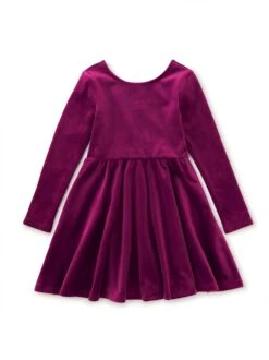 Velour Ballet Dress - Cosmic Berry FINAL SALE