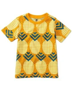 Pineapple Printed T-Shirt Kids