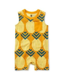 Pocket Tank Romper Kids