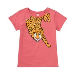 Tea Collection Prowling Jaguar Graphic Tee - Desert Rose By Tea Collection