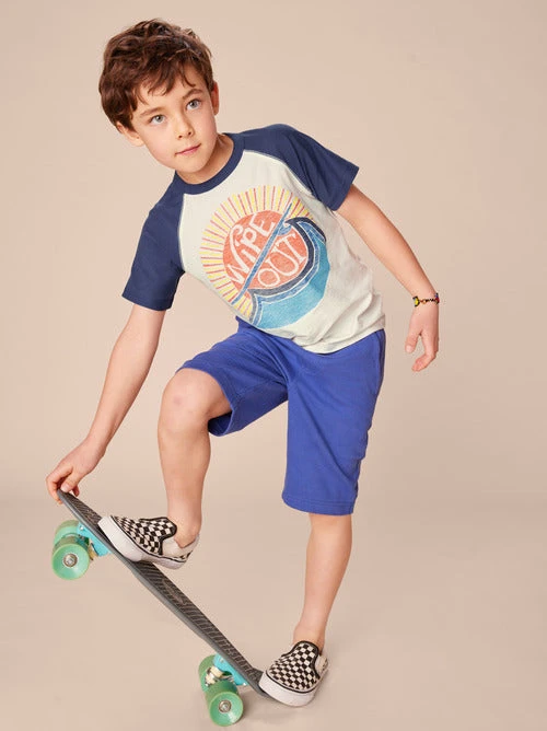 Tea Collection Wipe Out Raglan Tee - Chalk By Tea Collection - FINAL SALE 5 Tea Collection Wipe Out Raglan Tee - Chalk By Tea Collection - FINAL SALE - Image 3