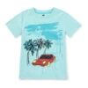 Tea Collection Race Car Riviera Graphic Tee - Canal Blue By Tea Collection FINAL SALE