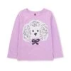 Tea Collection Poodle & Bow Graphic Tee -Sheer Lilac By Tea Collection FINAL SALE -Baby Clothing Store 812695