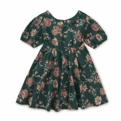 Tea Collection Puff Sleeve Collar Dress - Salma Floral By Tea Collection - FINAL SALE