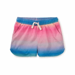 Tea Collection Tie Waist Shorts - Rio De Janeiro Rainbow By Tea Collection