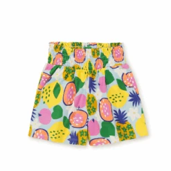 Tea Collection Paperbag High-Waist Shorts - Tropical Fruits By Tea Collection FINAL SALE