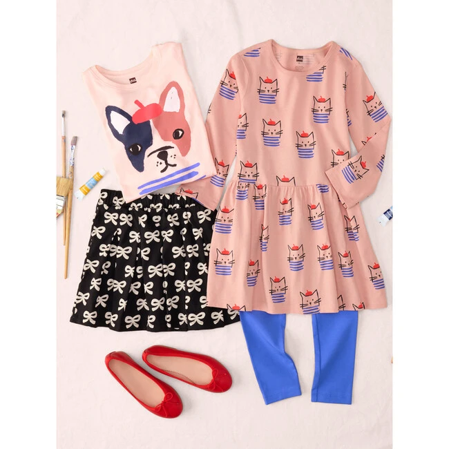 Very French Bulldog Graphic Tee, Pink 8 Very French Bulldog Graphic Tee, Pink - Image 6