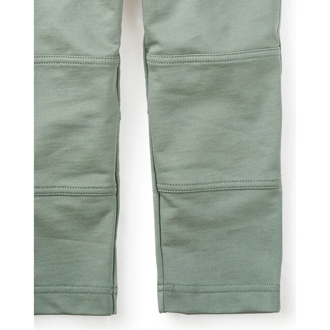 French Terry Playwear Pants, Green 5 French Terry Playwear Pants, Green - Image 3