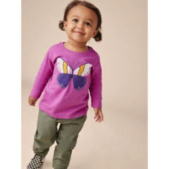 Beautiful Butterfly Graphic Tee, Purple -Baby Clothing Store moudn0nln6ckmxle56ys