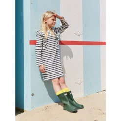 Ruffle Sleeve A-Line Dress, White -Baby Clothing Store oytgjmg2aic2tdb1obhu