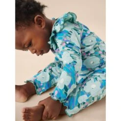 Floral Print Ruffle Shoulder Baby Romper, Monet's Garden 6 Floral Print Ruffle Shoulder Baby Romper, Monet's Garden -Baby Clothing Store q7fgaqsayhmvpcdjsw7b