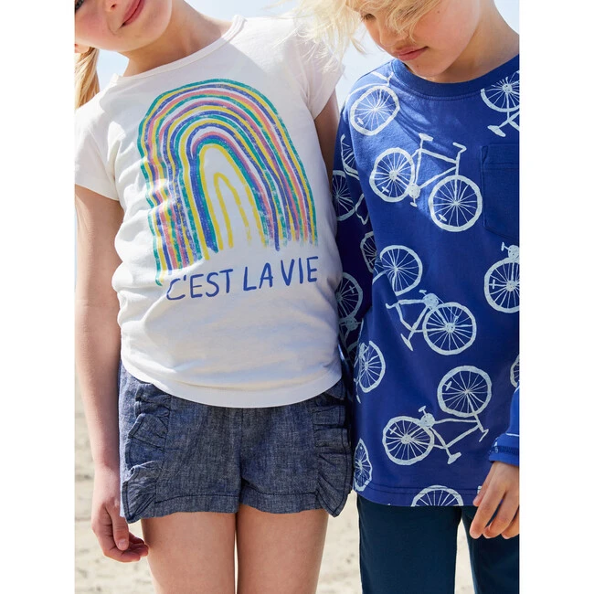 C'est La Vie Tunic Top, White 7 C'est La Vie Tunic Top, White - Image 5