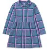 Plaid Collared Long Sleeve Shirtdress, Windowpane -Baby Clothing Store rftkyua3sa3q4b84elhm