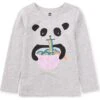Panda Ramen Graphic Tee, Light Grey Heather -Baby Clothing Store runaunuhv6yenjgzomif