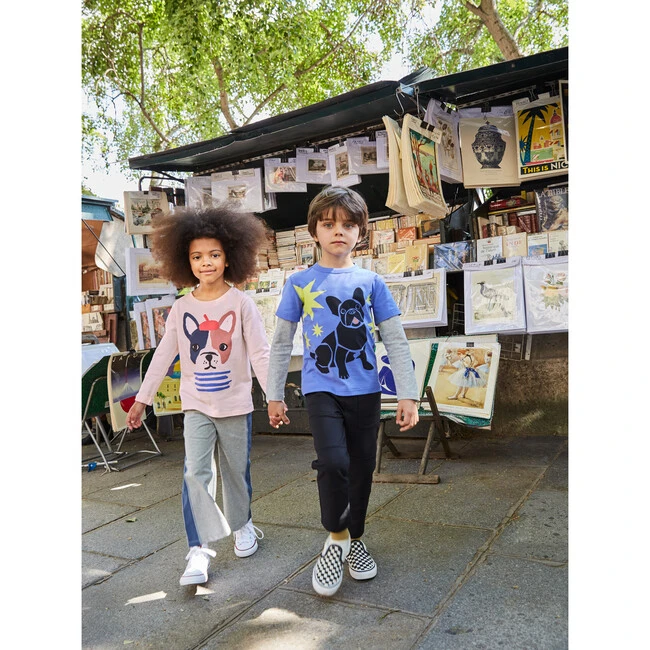 Very French Bulldog Graphic Tee, Pink 5 Very French Bulldog Graphic Tee, Pink - Image 3