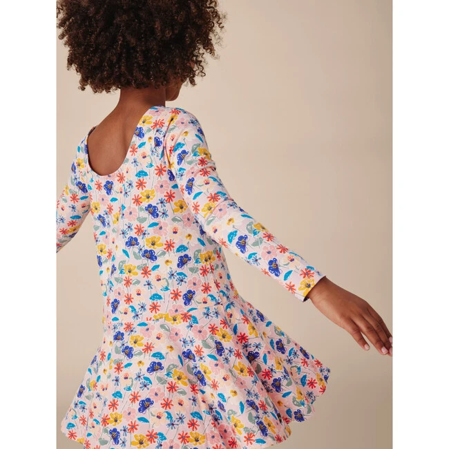 Drop Waist Skater Dress, Pink 7 Drop Waist Skater Dress, Pink - Image 5